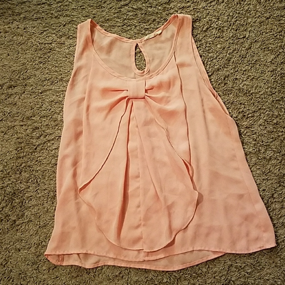 Pink Pussybow Top